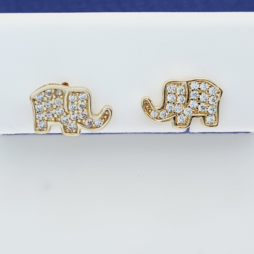925 Sterling Silver Cz Stud Earrings For Women/Girl, Us925p1215